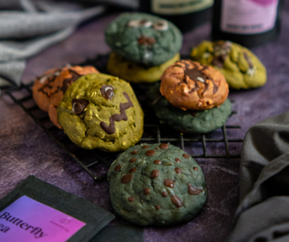 halloweenské cookies